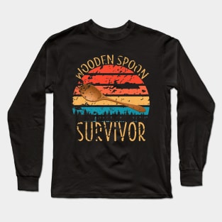 wooden spoon survivor Long Sleeve T-Shirt